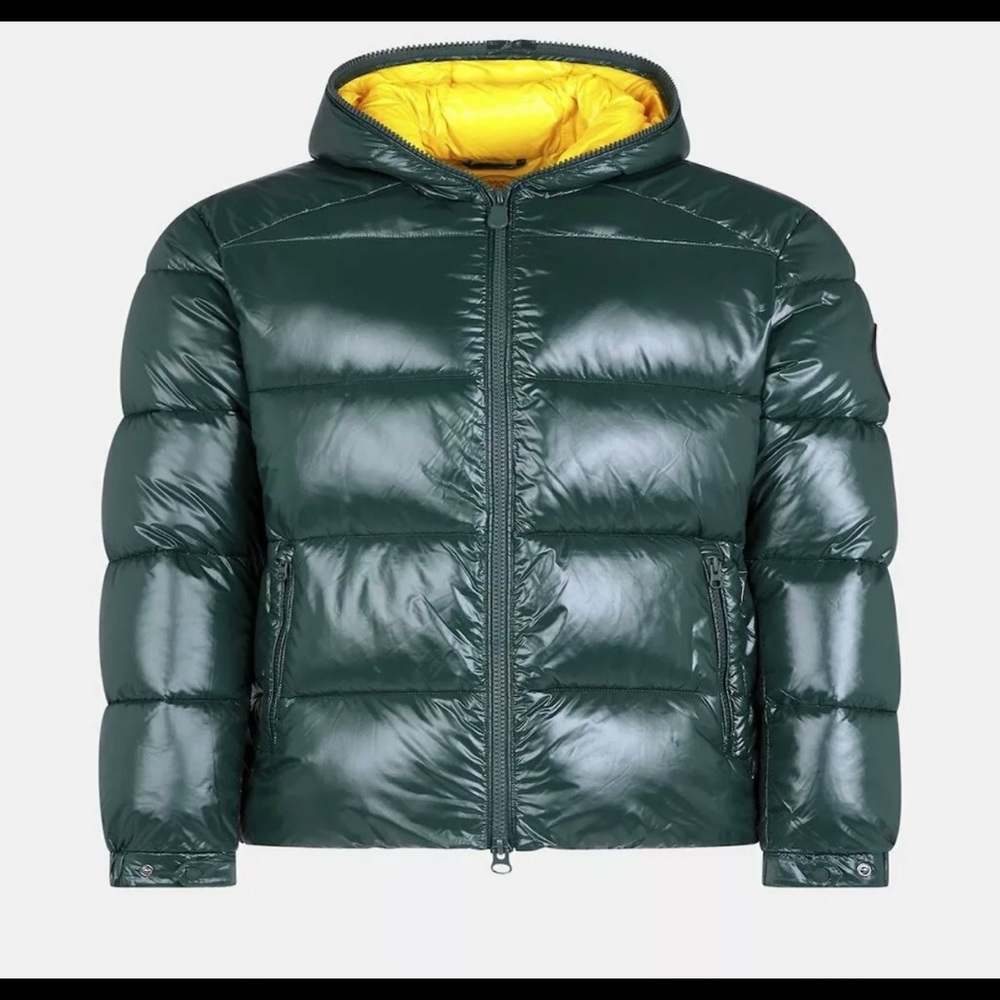 SAVE THE DUCK MENS HOODED JACKET 1475 ALPINE GREEN
